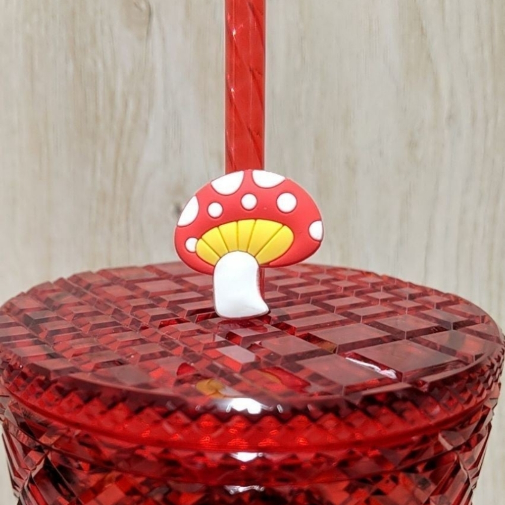 Starbucks Straw Topper Mushroom